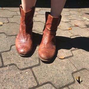 Frye Leather Ankle Booties